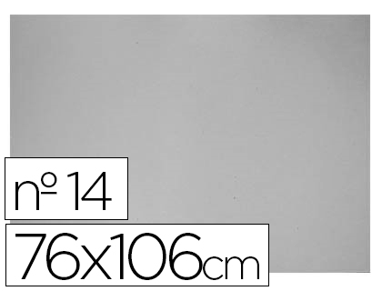 CARTON GRIS N 14 75X105 CM HOJA