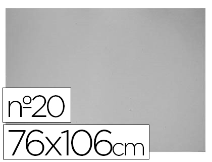 CARTON GRIS N 20 75X105 CM HOJA