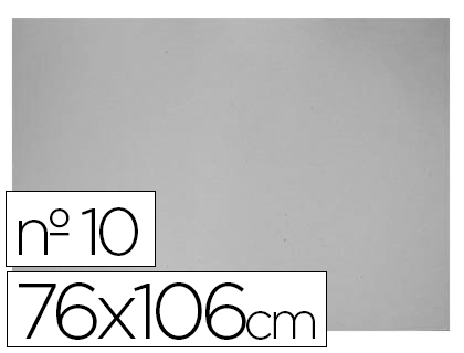 CARTON GRIS N 10 75X105 CM HOJA